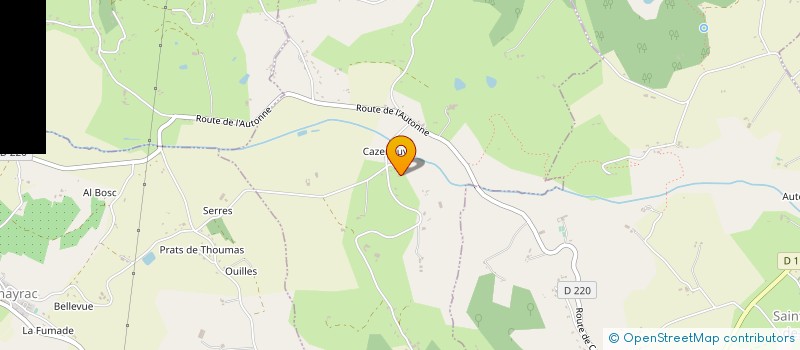 localisation de l'entreprise SCI JAYSON  ALLEZ-ET-CAZENEUVE