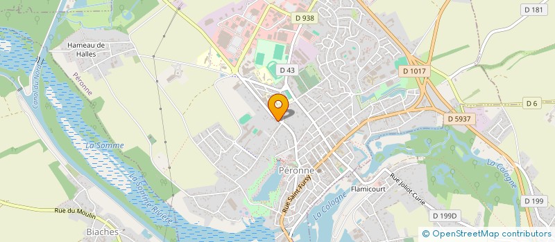 localisation de l'entreprise SCI JAZ à PERONNE