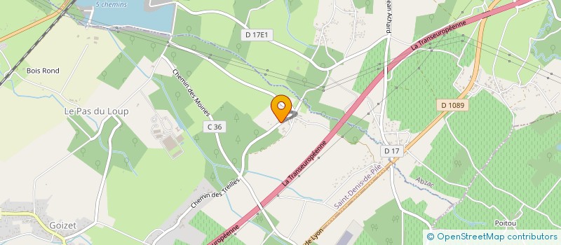 localisation de l'entreprise SCI JAZ  SAINT-DENIS-DE-PILE