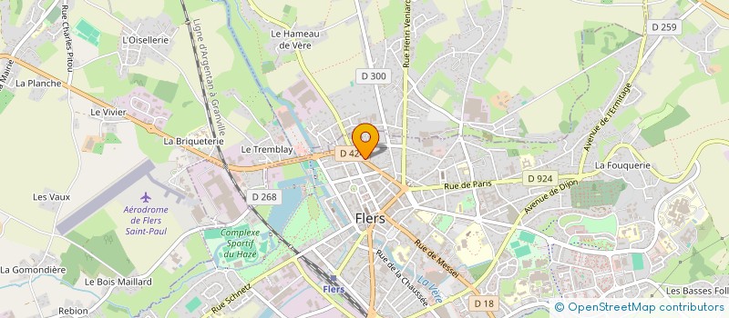 localisation de l'entreprise SCI JAZ à FLERS