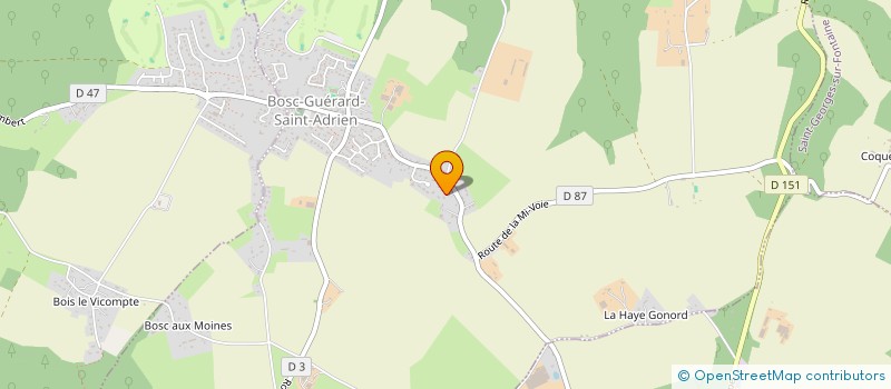 localisation de l'entreprise SCI JAZI  BOSC-GUERARD-SAINT-ADRIEN