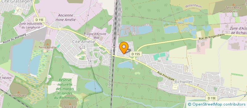 localisation de l'entreprise SCI JAZISMA  RICHWILLER