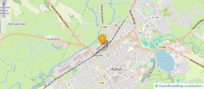 localisation de l'entreprise SCI JAZZ 71  AUTUN