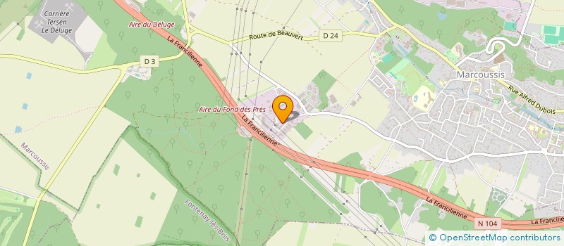 localisation de l'entreprise SCI JAZZ  MARCOUSSIS