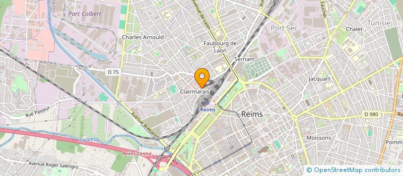 localisation de l'entreprise SCI JAZZ  REIMS