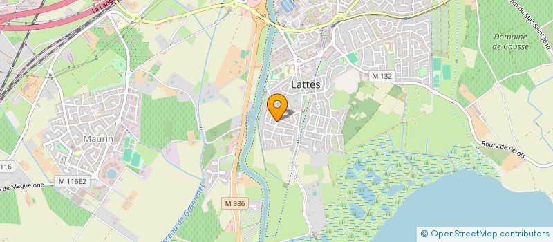 localisation de l'entreprise SCI JAZZY à LATTES