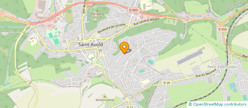 localisation de l'entreprise SCI JAZZY  SAINT-AVOLD