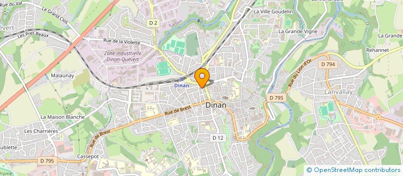 localisation de l'entreprise SCI JB  DINAN