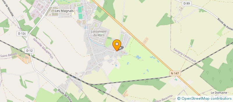 localisation de l'entreprise SCI JB  MIGNALOUX-BEAUVOIR