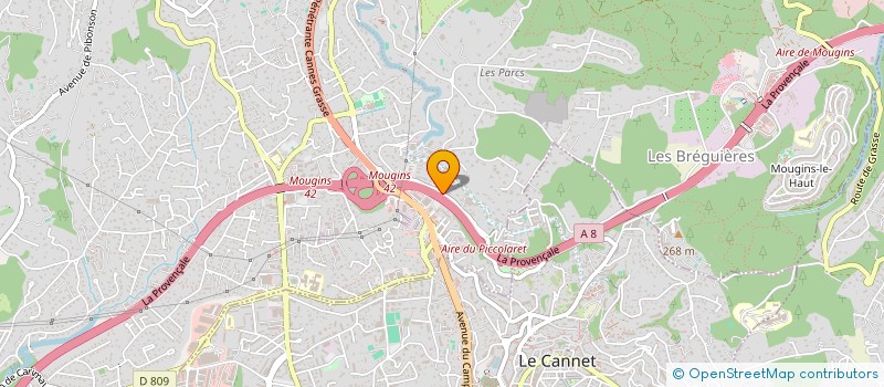 localisation de l'entreprise SCI JB à MOUGINS