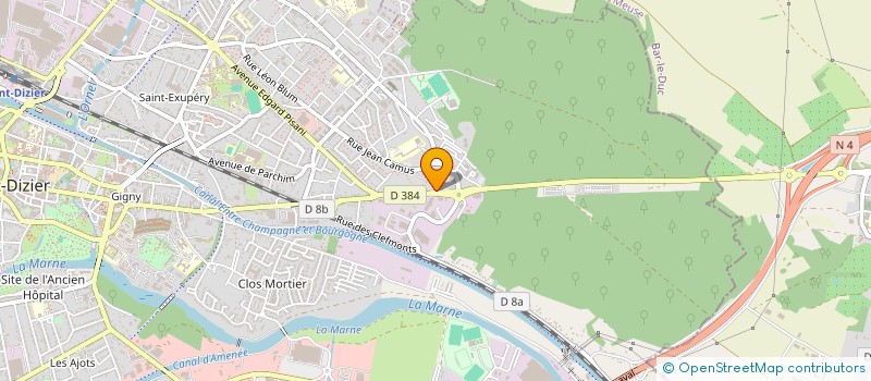 localisation de l'entreprise SCI JB à SAINT-DIZIER