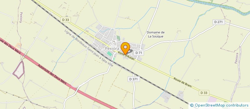 localisation de l'entreprise SCI JB  PEXIORA