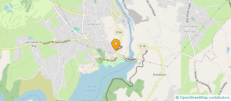 localisation de l'entreprise SCI JB  VILLEREST