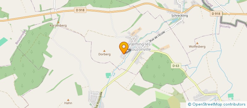 localisation de l'entreprise SCI JB  VLFLING-LES-BOUZONVILLE