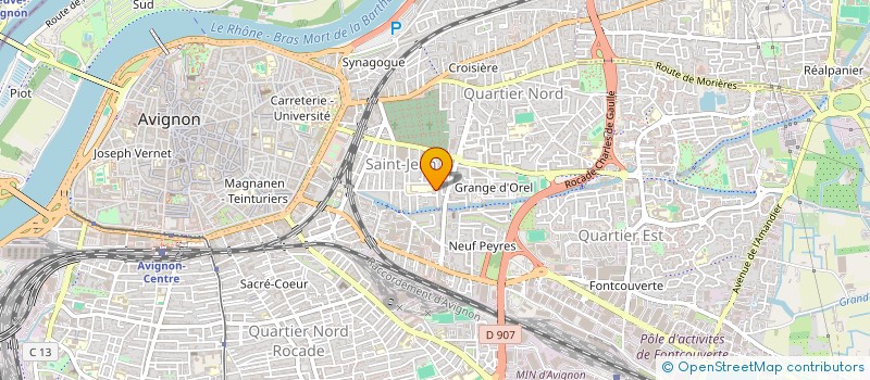 localisation de l'entreprise SCI JB DU LAGON  CHATILLON