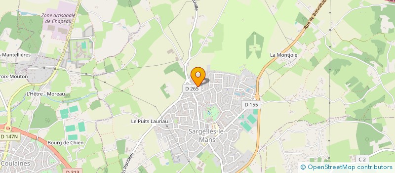 localisation de l'entreprise SCI JB FAMILY  SARGE-LES-LE-MANS