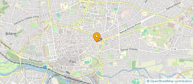 localisation de l'entreprise SCI JB IMMO à PAU