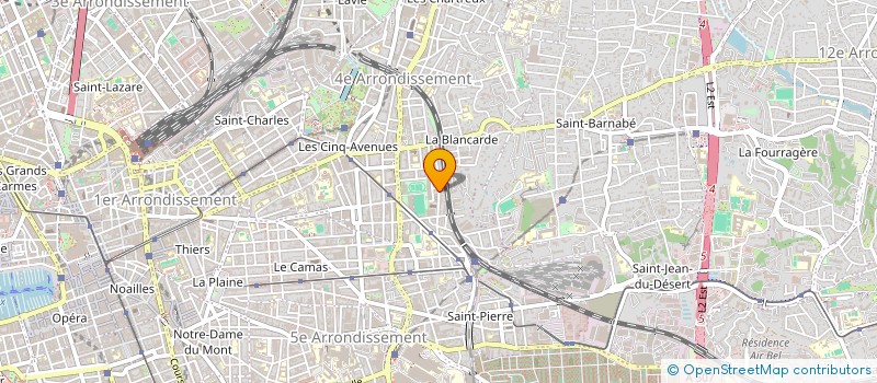 localisation de l'entreprise SCI JB IMMOBILIER à MARSEILLE