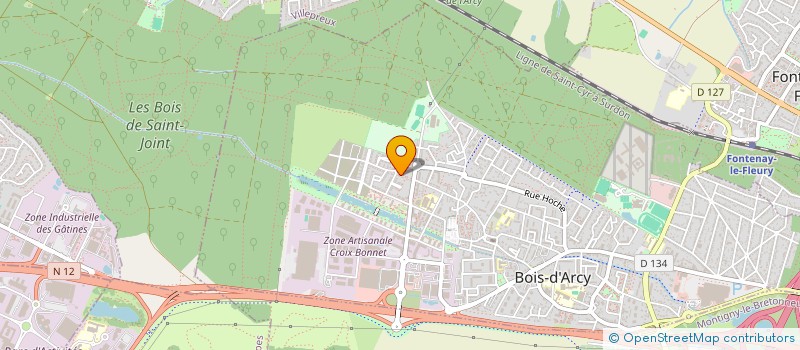 localisation de l'entreprise SCI JB INVEST  BOIS-D'ARCY