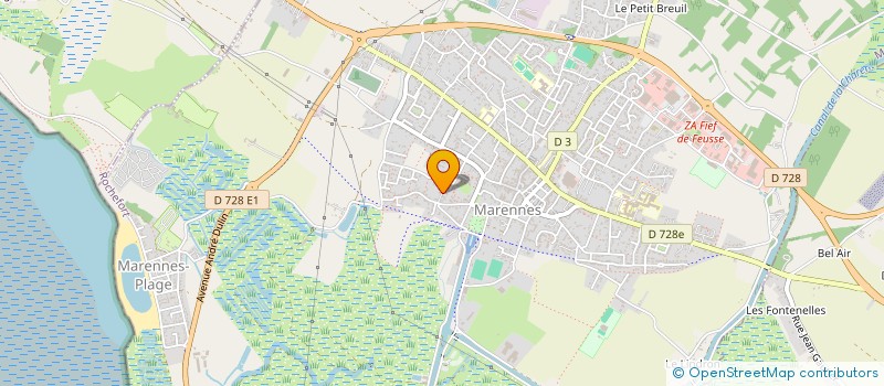 localisation de l'entreprise SCI JB MARENNES  MARENNES-HIERS-BROUAGE