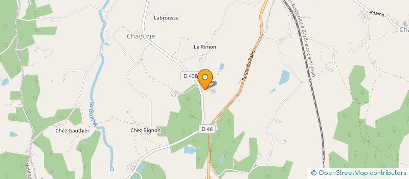 localisation de l'entreprise SCI JB MAT IMMO à CHADURIE
