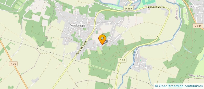 localisation de l'entreprise SCI JB PAT  VOULANGIS