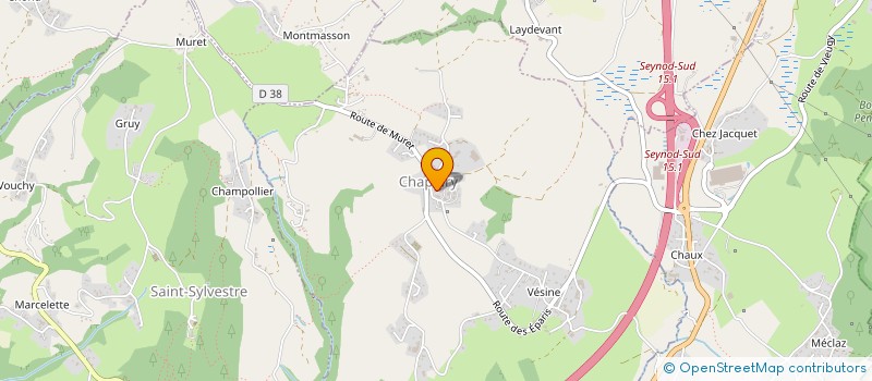 localisation de l'entreprise SCI JB PRO INVEST  CHAPEIRY