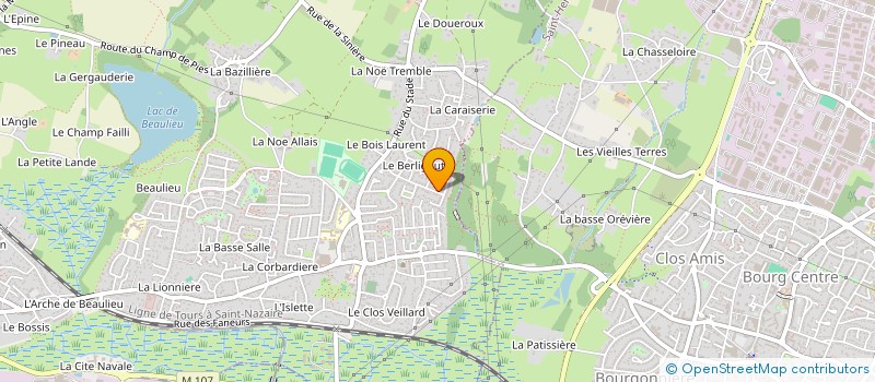 localisation de l'entreprise SCI JB RAGOT à COUERON