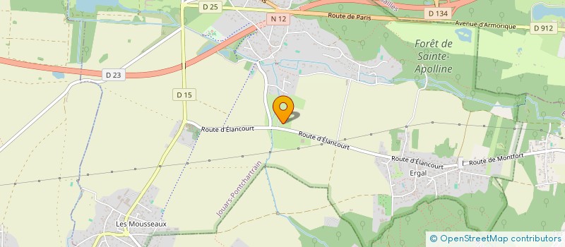 localisation de l'entreprise SCI JB YVELINES  JOUARS-PONTCHARTRAIN