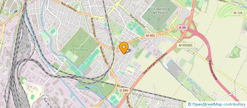 localisation de l'entreprise SCI JB2E à LONGVIC