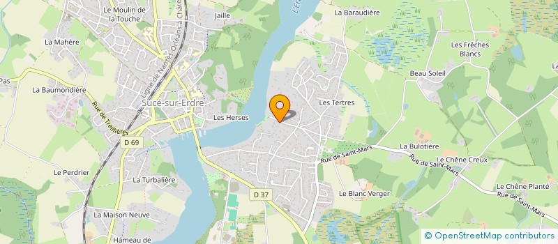 localisation de l'entreprise SCI JB2G  SUCE-SUR-ERDRE