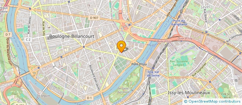 localisation de l'entreprise SCI JB2LBL à BOULOGNE-BILLANCOURT