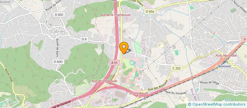 localisation de l'entreprise SCI JB2M à BOUC-BEL-AIR