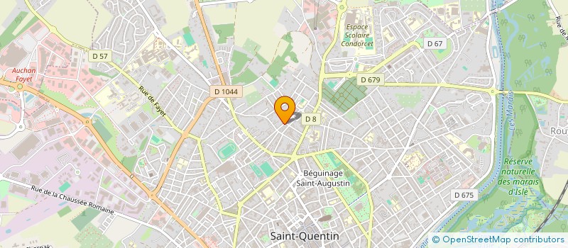 localisation de l'entreprise SCI JBA à SAINT-QUENTIN
