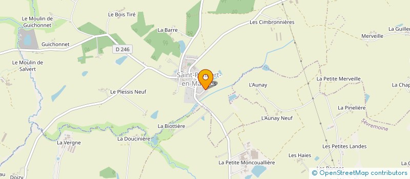 localisation de l'entreprise SCI JBAG  BEAUPREAU-EN-MAUGES