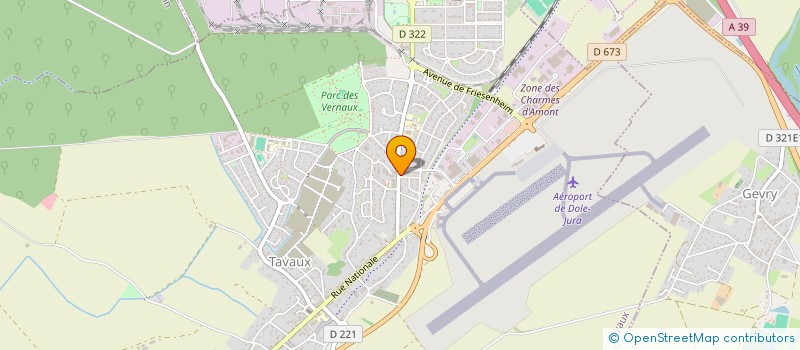 localisation de l'entreprise SCI JBAI  TAVAUX