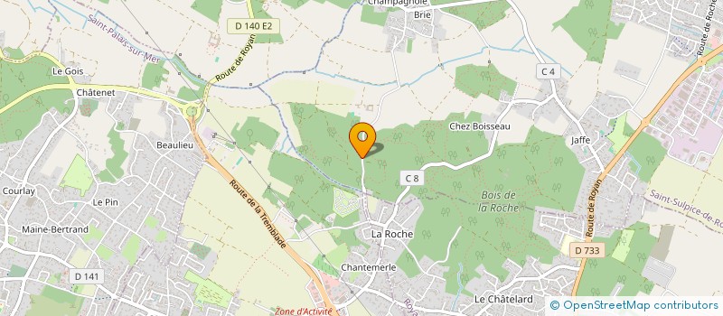 localisation de l'entreprise SCI JBAL  SAINT-SULPICE-DE-ROYAN