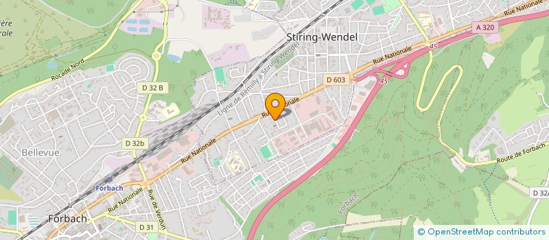 localisation de l'entreprise SCI JBB  STIRING-WENDEL