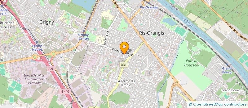 localisation de l'entreprise SCI JBC HOME à RIS-ORANGIS