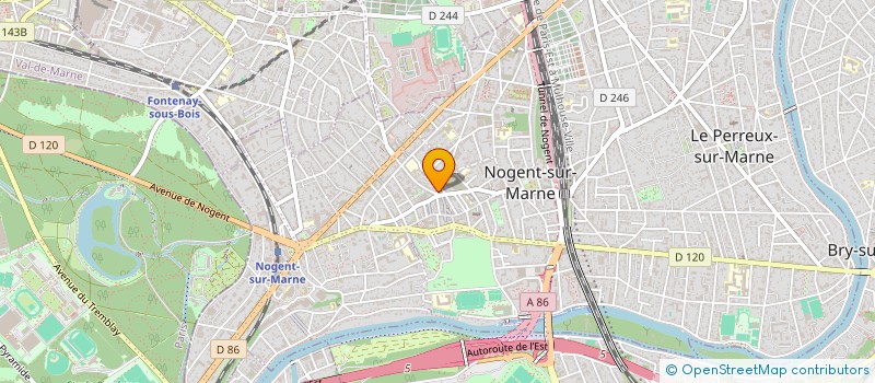 localisation de l'entreprise SCI JBCM  NOGENT-SUR-MARNE