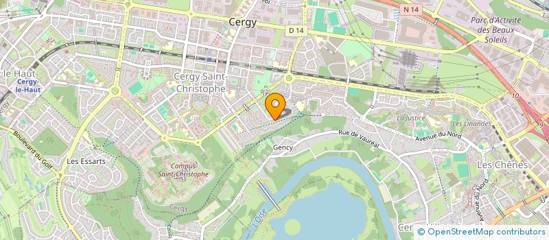 localisation de l'entreprise SCI JBCT IMMO  CERGY