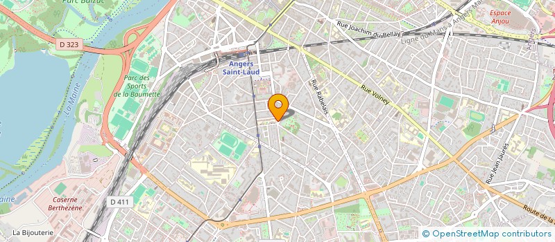 localisation de l'entreprise SCI JBD à ANGERS