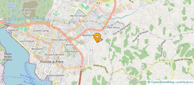 localisation de l'entreprise SCI JBF LES LILAS à LES ABYMES