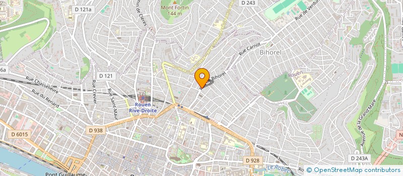 localisation de l'entreprise SCI JBG à ROUEN