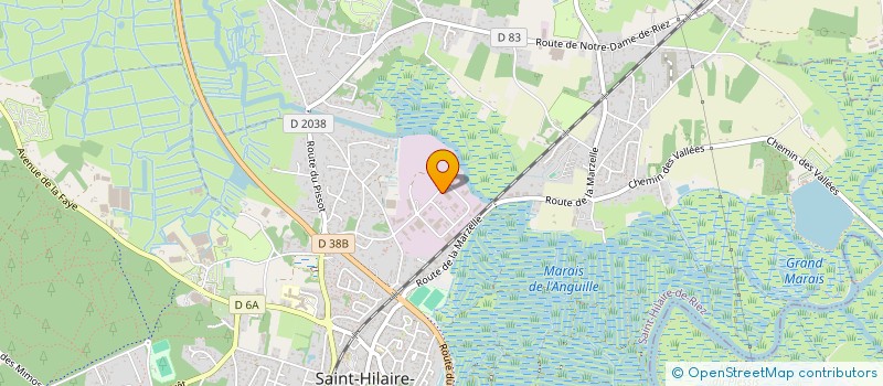 localisation de l'entreprise SCI JBG à SAINT-HILAIRE-DE-RIEZ