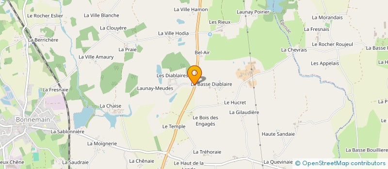 localisation de l'entreprise SCI JBI  BONNEMAIN