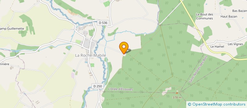 localisation de l'entreprise SCI JBITAC à L'OREE-D'ECOUVES