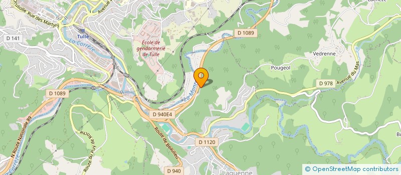 localisation de l'entreprise SCI JBL à LAGUENNE-SUR-AVALOUZE