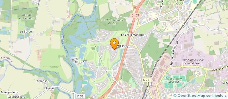 localisation de l'entreprise SCI JBL  BRUZ