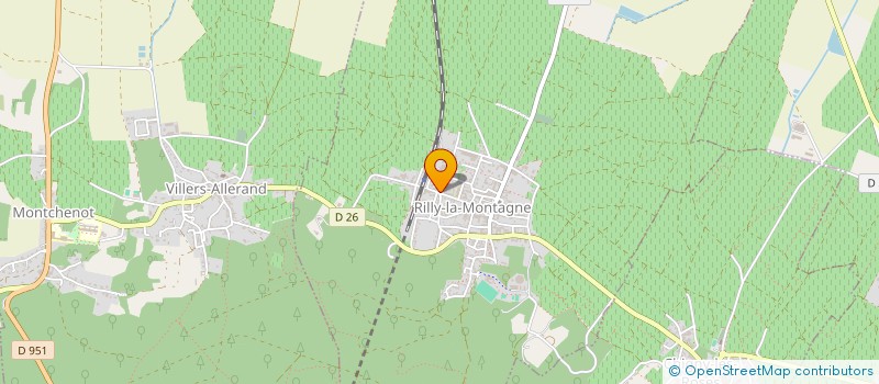 localisation de l'entreprise SCI JBL BOINARD  RILLY-LA-MONTAGNE